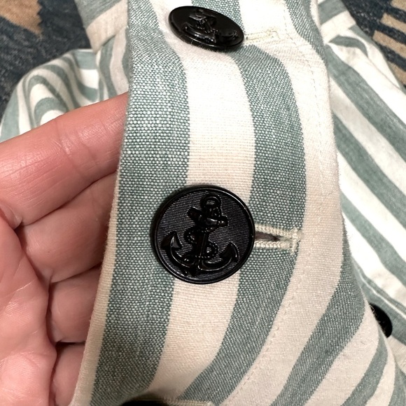 Archival Vintage YSL Nautical Striped Pencil Skirt - Picture 9 of 9